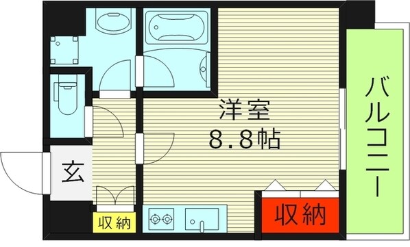 CREA放出西の物件間取画像